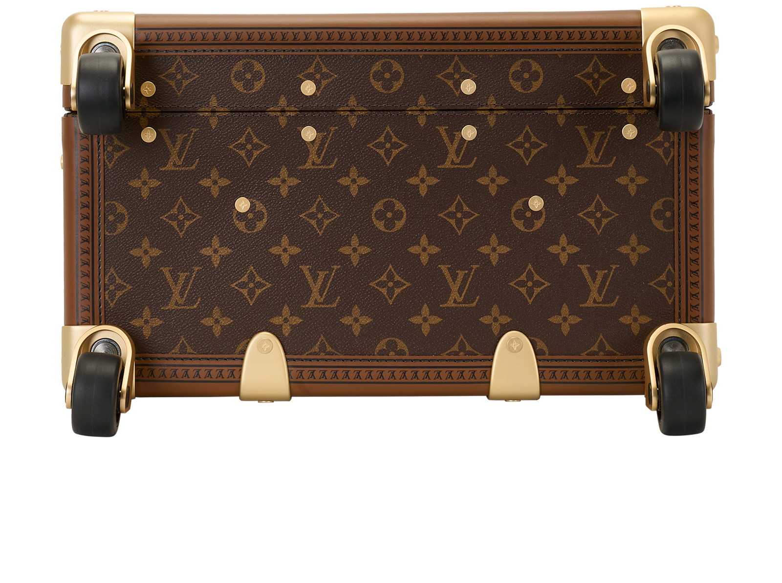 Rolling Trunk, &pound;4,500, Handbags, Brown, Canvas, Top view